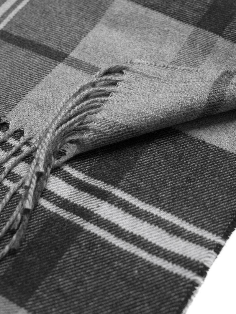 Pilkas vyriškas šalikas OZONEE JS/YW08040/1