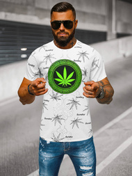 Baltas vyriški marškinėliai OZONEE O/T139/1