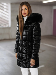 Juoda moteriška striukė OZONEE JS/16M9120/392Z