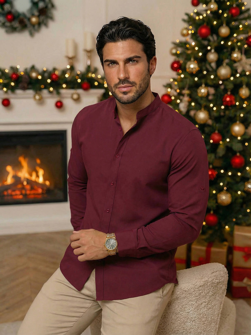 Bordinė vyriški marškiniai OZONEE O/V57Z