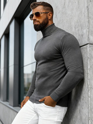 Grafitinis vyriškas megztinis OZONEE NB/MMB600/3Z