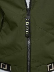 Tamsiai-žalia moteriška striukė OZONEE JS/5M3161/136