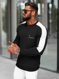 Juodi vyriškas džemperis OZONEE O/P2033Z