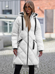 Baltas moteriška striukė OZONEE JS/5M3168/281Z