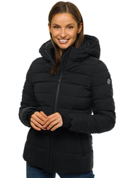 Juoda moteriška striukė OZONEE O/M201/1