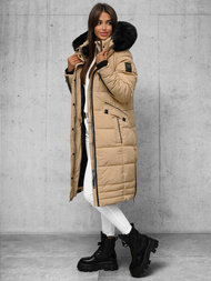 Smėlinis moteriška striukė OZONEE O/W377