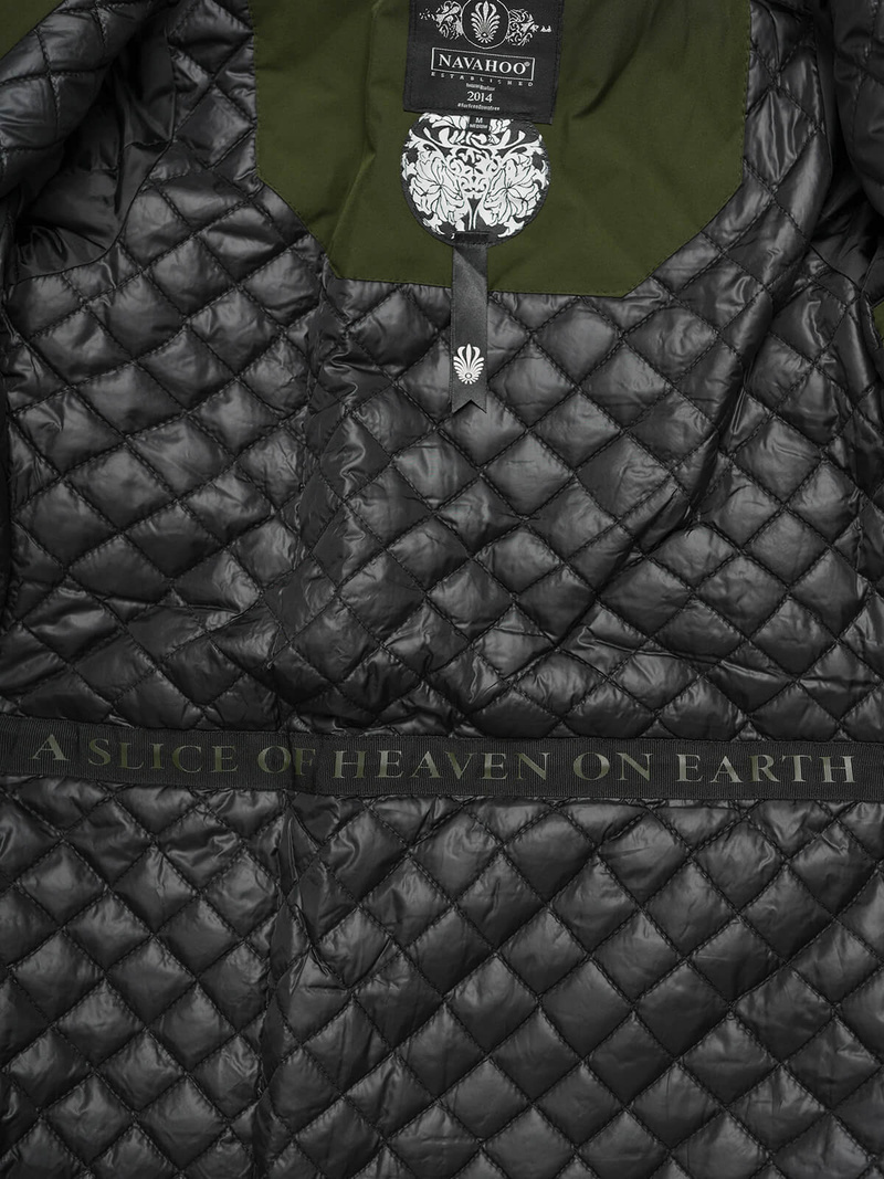 Rusvai žalsva moteriška striukė OZONEE O/W377