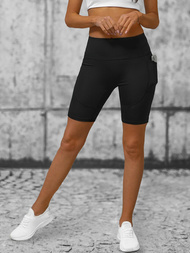 Trumpos moteriškos tamprės juodos OZONEE O/YY9251A