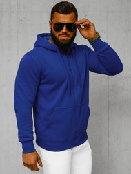 Kobaltinis džemperis su gobtuvu OZONEE JS/2008Z