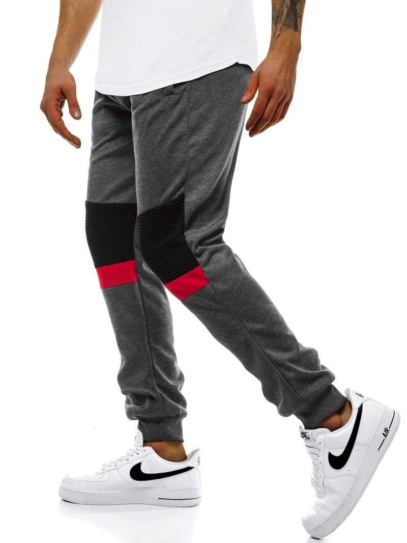 Grafitinės vyriškos sportinės kelnės OZONEE JS/JZ11016