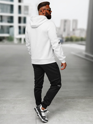 Baltai-juodas vyriškas sportinis kostiumas OZONEE O/LN11887