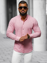 Rožinė vyriški marškiniai OZONEE O/V81