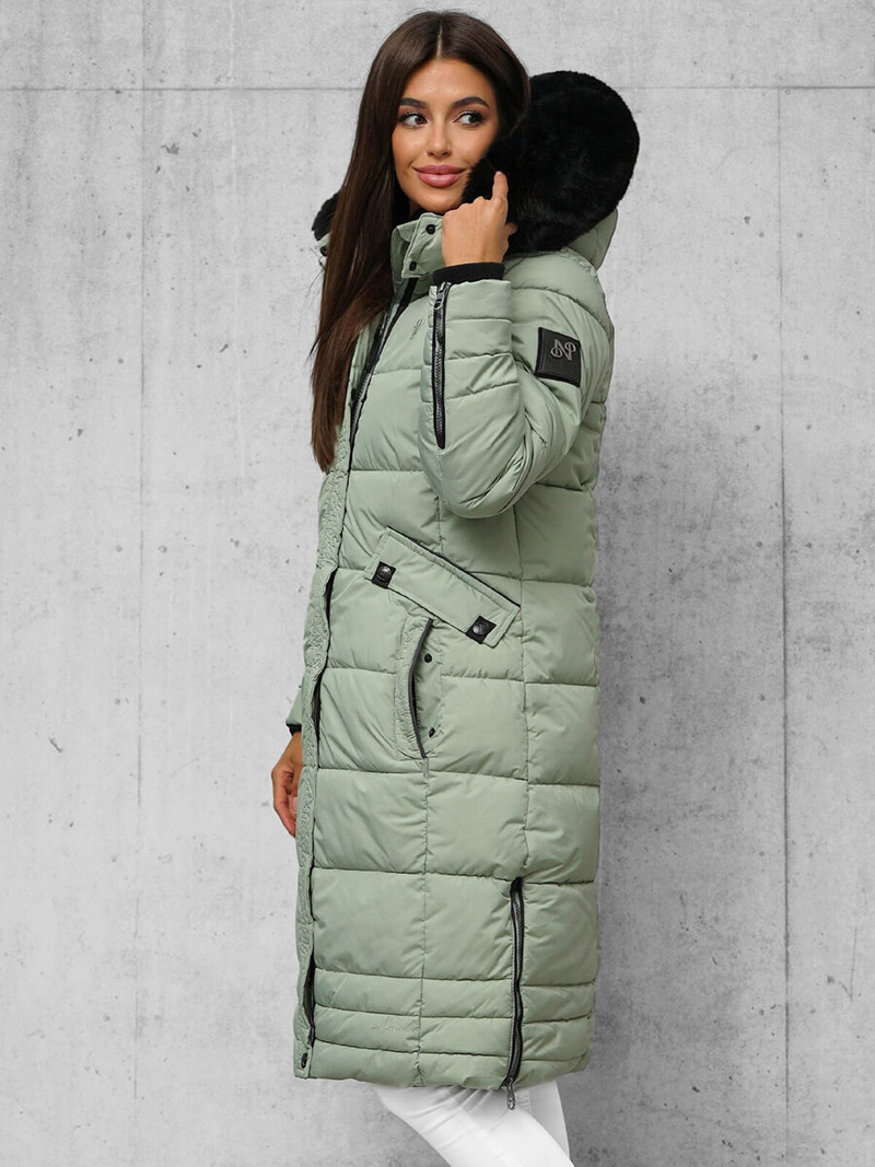 Mėtinė moteriška striukė OZONEE O/W377