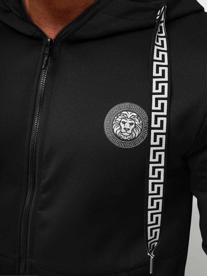 Juodas vyriškas sportinis kostiumas OZONEE O/LN11887