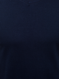 Tamsiai mėlyni vyriški marškinėliai OZONEE O/2309