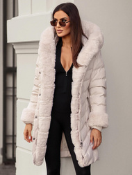 Ecru moteriška striukė OZONEE JS/5M3156/254Z