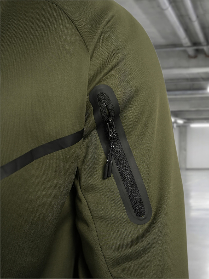 Rusvai žalsva vyriškas sportinis kostiumas OZONEE JS/8C1966/29