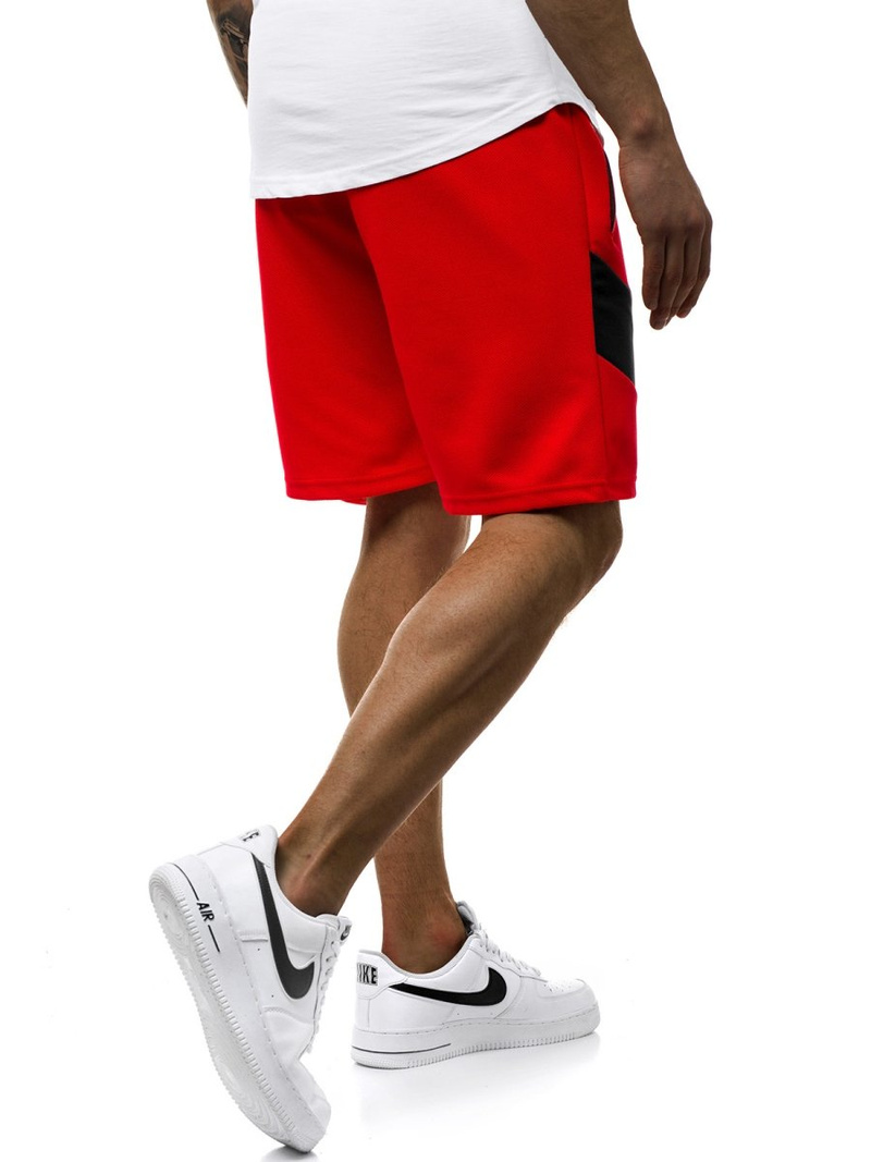 Raudoni vyriški šortai OZONEE JS/KS2515