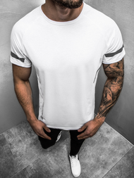 Balti vyriški marškinėliai OZONEE JS/S150/1