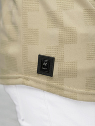 Smėlinė vyriški marškinėliai OZONEE O/QS11621