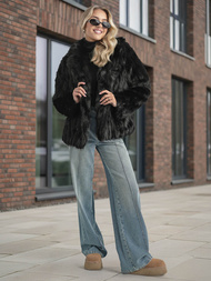 Juoda moteriška striukė OZONEE JS/11Z8261