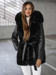 Juoda moteriška striukė OZONEE JS/11Z8090Z