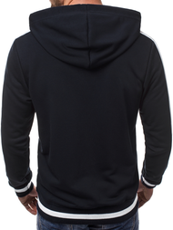 Granatinis vyriškas džemperis su gobtuvu OZONEE A/1009Z