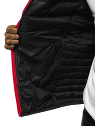 Pereinamojo laikotarpio juoda vyriška striukė OZONEE JB/JP1137