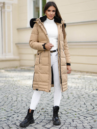 Smėlinis moteriška striukė OZONEE O/W377Z