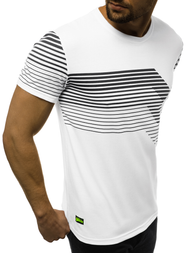 Balti vyriški marškinėliai OZONEE JS/KS2058