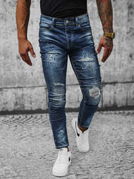 Tamsiai-mėlyni vyriški džinsai OZONEE NB/MP0170BS