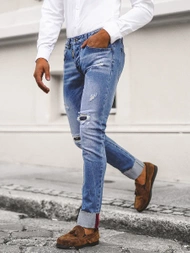 Mėlyni vyriški džinsai OZONEE NB/MP0126B