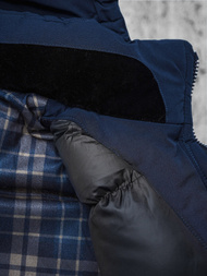 Granatinė vyriška žieminė striukė OZONEE JS/5M718/215