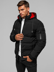 Juoda vyriška striukė OZONEE JS/31M5003/B