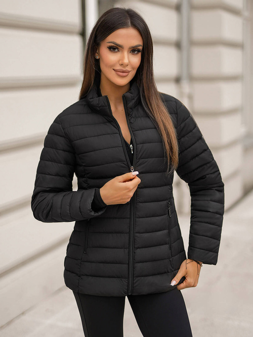 Juoda moteriška striukė OZONEE JS/16M9109/392Z