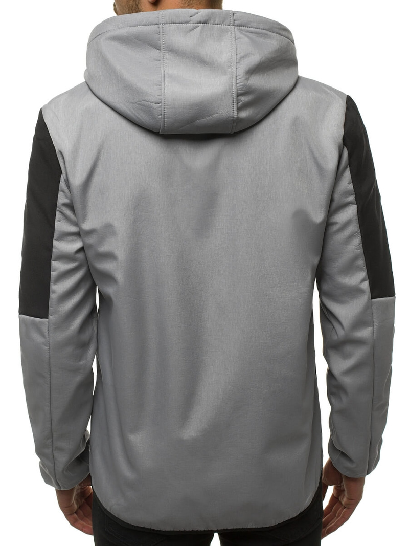 Pilka vyriška softshelte striukė OZONEE JS/KS2214