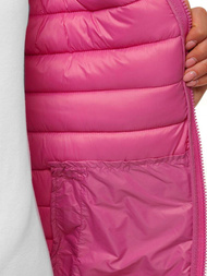 Šviesiai-Rožinė pavidalo lengva moteriška striukė OZONEE JS/M23036/42