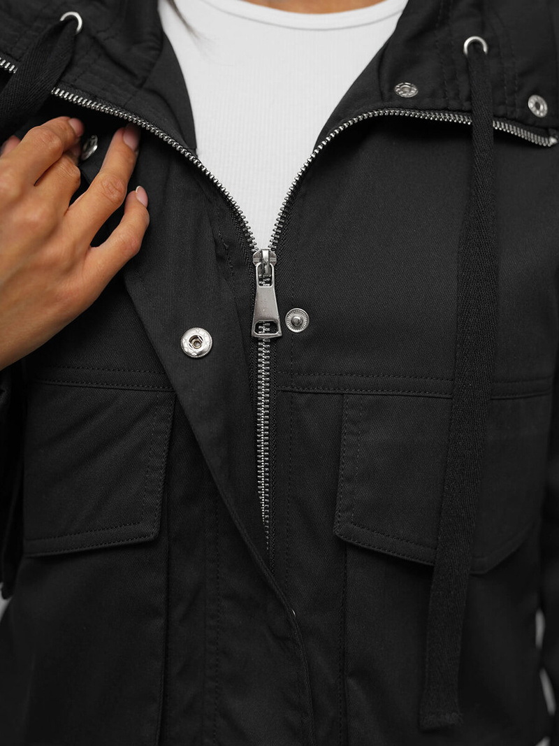 Juodi moteriška striukė OZONEE O/G118Z