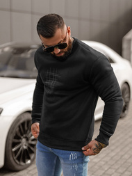 Juodas vyriškas džemperis OZONEE JS/8B1361/3