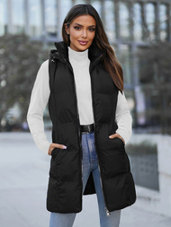 Juoda moteriška liemenė OZONEE JS/M721/392Z