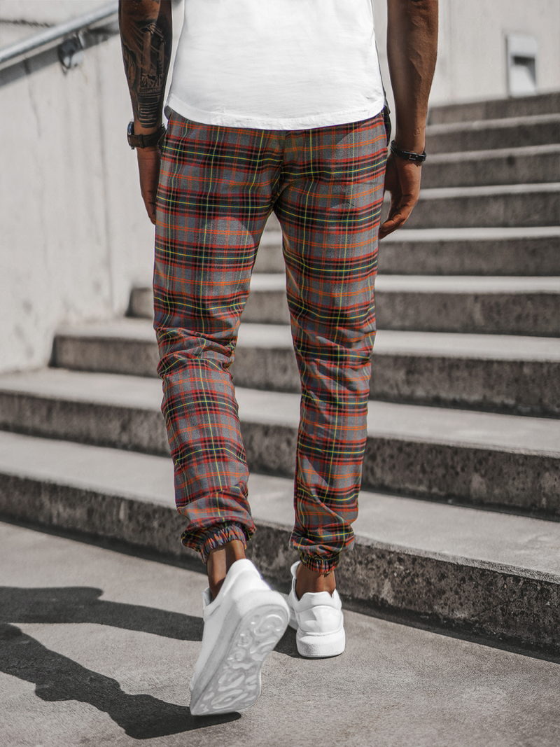 Spalvoti vyriškos chino kelnės OZONEE DJ/2284/22Z