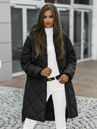 Juoda moteriška striukė OZONEE JS/5M3168/392Z