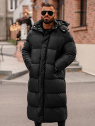 Juoda vyriška žieminė striukė OZONEE O/M3202Z