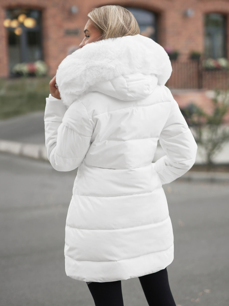 Baltas moteriška striukė OZONEE JS/16M9099/281Z