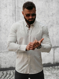 Pilka vyriški marškiniai OZONEE O/CLS349