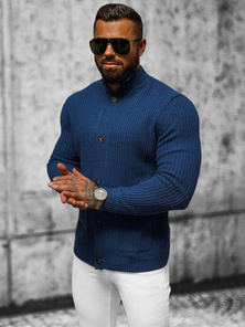 Granatinis vyriškas megztinis OZONEE NB/MM6020/6