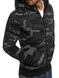 Juodas vyriškas džemperis OZONEE JS/DD131Z