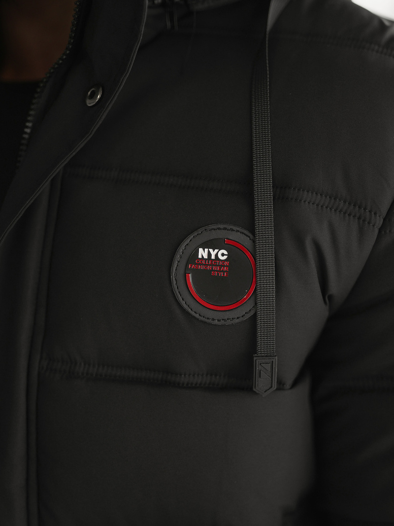 Juoda vyriška striukė OZONEE JS/57M7501/392Z