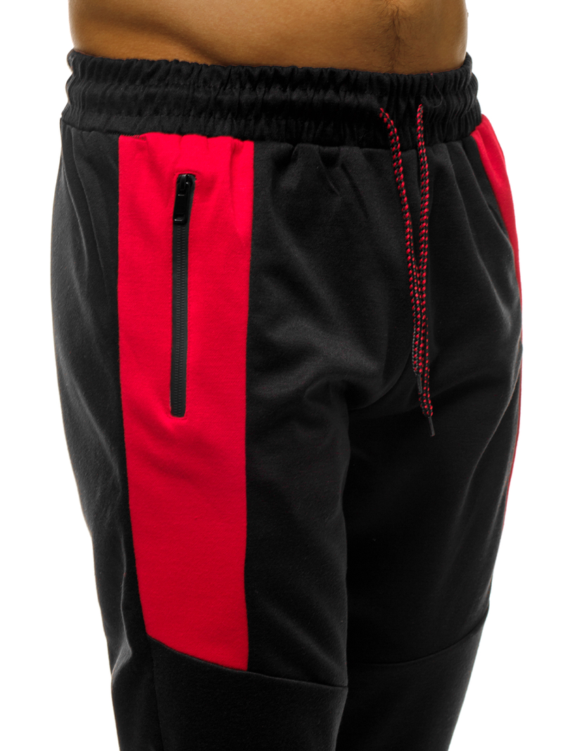 Juodos vyriškos sportinės kelnės OZONEE JS/JZ11011