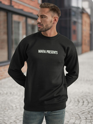 Juodas vyriškas džemperis OZONEE JS/65B3919/3